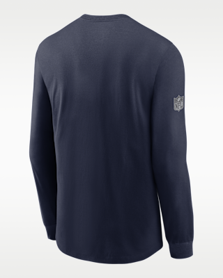 Dallas Cowboys Team Issue Men's Nike Dri-FIT NFL Long-Sleeve T